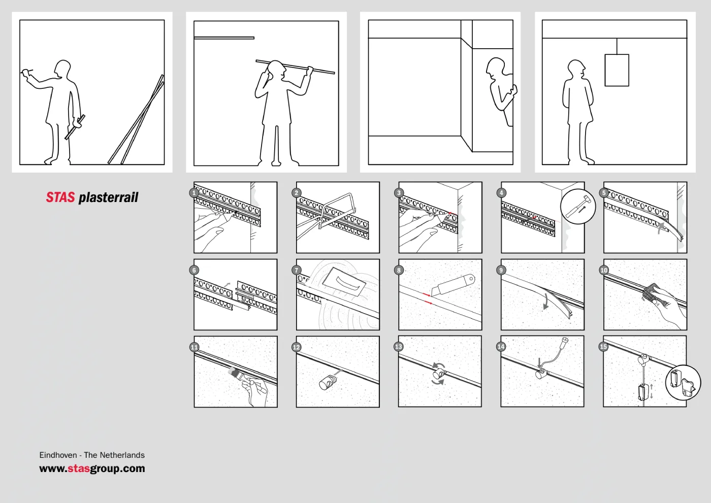 Plasterrail - Krohvitav seinasiin - Image 7